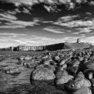 Dunstanburgh Castle B&W